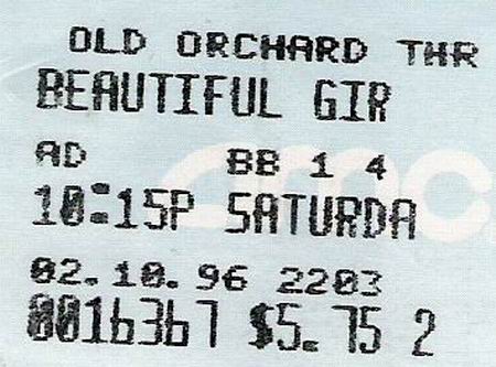 Old Orchard 3 - Ticket (newer photo)